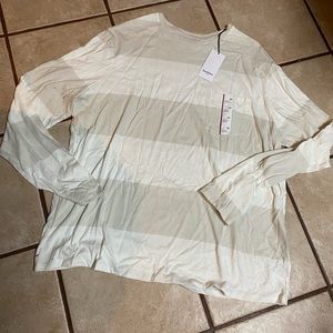 (A210)Men’s LS Stripped Shirt XXL Goodfellow & Co New With Tags